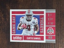 2017 Ohio State Curtis Samuel Panini Contenders Draft Picks GAME DAY TICKETS RC