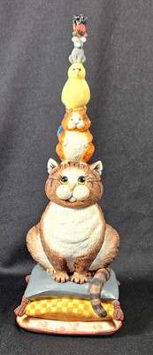 Vintage 2002  BFA Linda Jane Smith Comic & Curious Cats ''Balancing Act'' New/Mint