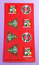 vintage 3M Looney Tunes xmas small sticker sheet *damaged*