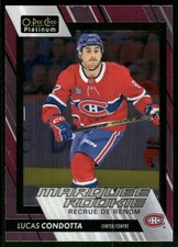 2023-24 O-Pee-Chee Platinum Matte Pink Lucas Condotta RC #262