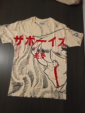 The Boys Graphic Short Sleeve T-Shirt Cream/Red/Black Men's Size Medium NWOT