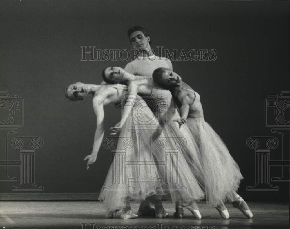 1983 Press Photo Dancers From The New Orleans City Ballet in 