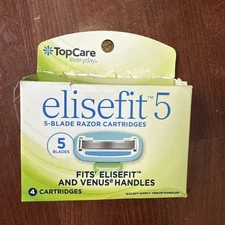 Elisefit 5,  5 Blade Razor Cartridges , 4 CARTRIDGES, Also Fits Venus Handles