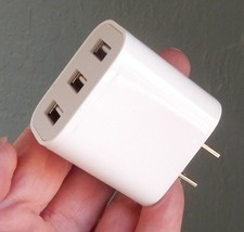 USB 3-Port Power Adapter AC/DC Wall Charger Model OFS-998