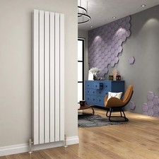 USED - Elegant 1800x456mm Vertical Radiator White Double Panel Column