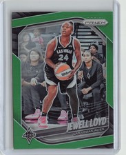 2025 Panini Prizm WNBA #57 Jewell Loyd Green Prizms