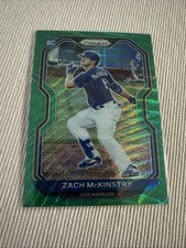 2021 Panini Prizm Baseball Zach McKinstry Rookie RC Green Wave Prizm #92 NM/M