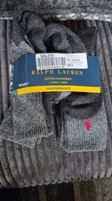 Polo Ralph Lauren Men's 4-Pair Performance Red Pony Crew Socks - Charh