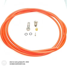 Red Hydraulic Hose Kit Shimano GRX Shifter Brakes XTR XT Calipers Banjo Fitting