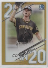 2020 Bowman Draft 20 in '20 Gold Refractor 15/50 Robert Hassell III uk2