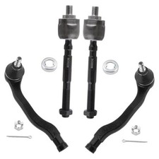  Set of 4 Front Inner  Outer Tie Rod Ends Fits for Acura Integra 1998 1999