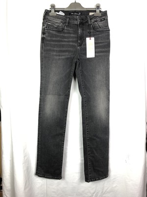 Mavi Damen Jeans Kendra High-Rise, Straight leg Smoke Memory W27 L32
