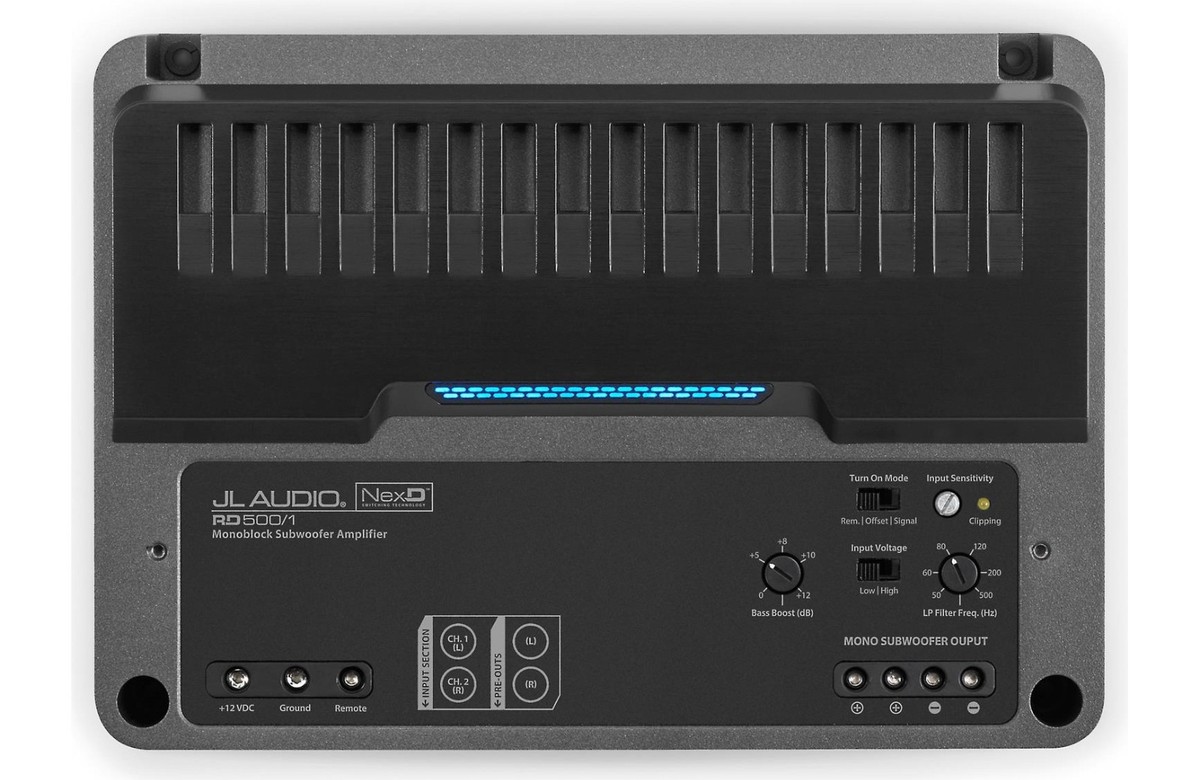 JL AUDIO モノチャンネル(1ch)アンプ(RD500/1)中古品 JL Audio Rd500/1 Monoblock Subwoofer Amplifier for sale online | eBay