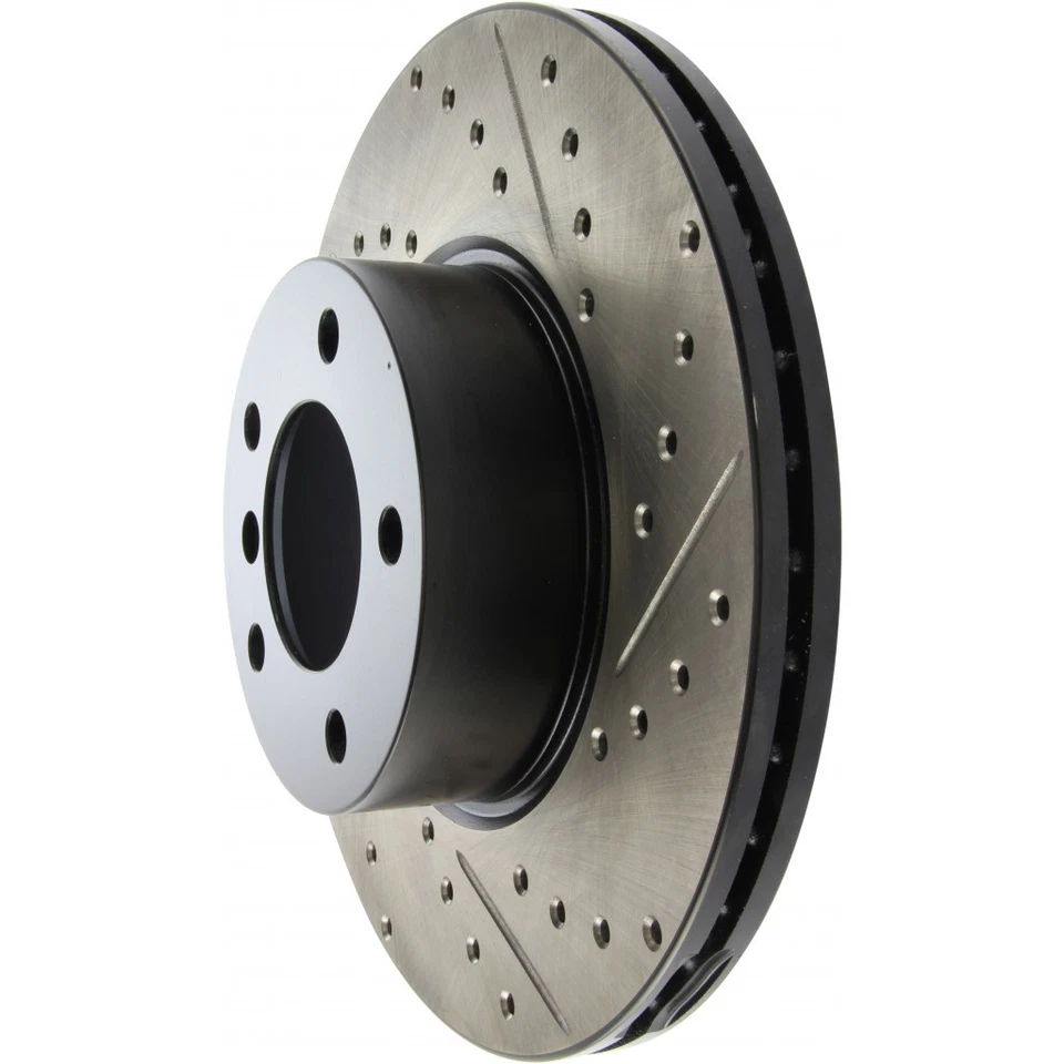 StopTech para BMW 328i 2007-2016 rotor de freno ranurado - lado del conductor delantero Foto 2 de 4