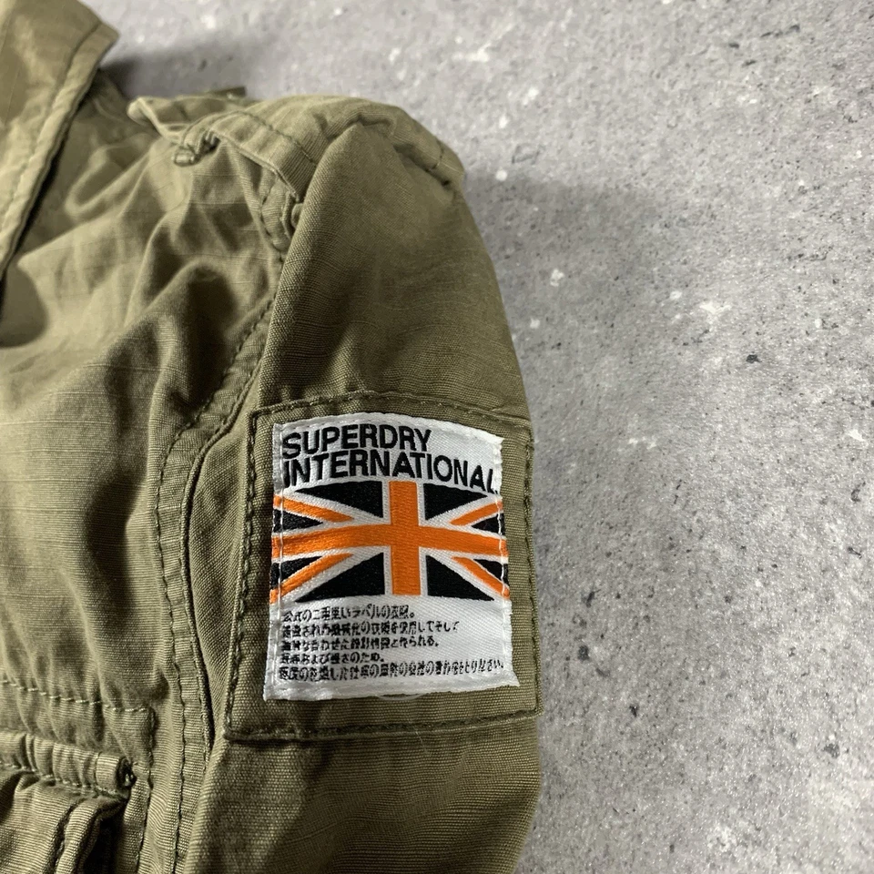 Superdry Chaqueta Hombre Verde Medio The Rookie Military M65 Field Utility Army Foto 3 de 4