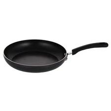 NutriChef 11in Non-Stick Open Fry Pan PFOA Free/Stylish for NCCWSTKBLK (Black)