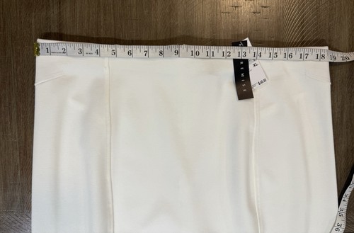 NWT Premise White Career Pencil Stretch Straight Skirt Women’s Size XL NEW $48 - Picture 6 of 11