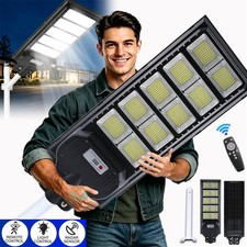 990000000LM Solar Street Lights Outdoor with Motion Sensor, Remote Control, Pole