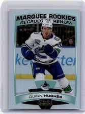 2019-20 O-Pee-Chee Platinum Marquee Rookies Rainbow Quinn Hughes RC Vancouver