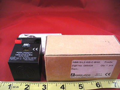 Pepperl Fuchs NBB15-L2-WS-C-BHM Proximity Sensor 85438 NBB15L2WSCBHM 20-250vac 
