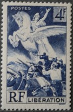 1945 FRANCE Y & T N° 669 Neuf *  AVEC TRACE CHARNIERE