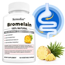 Bromoelain Supplement - Balance Blood Circulation 30 To 120 Caps