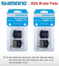 1/2Pair Shimano J02A Resin Cooling Fin Ice Tech Disc Brake Pads SLX Deore XT XTR