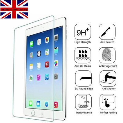 Hartglas Displayschutzfolie für Apple iPad Air 9.7 10.2 Pro 10.5 Mini