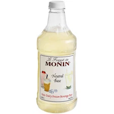Monin Neutral Frozen Beverage Base Mix 64 fl. oz.