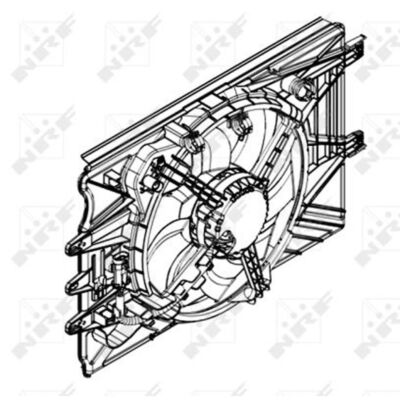 NRF 47594 Lüfter Motorlüfter Motorkühler Lüftermotor Lüfterrad Kühlerlüfter