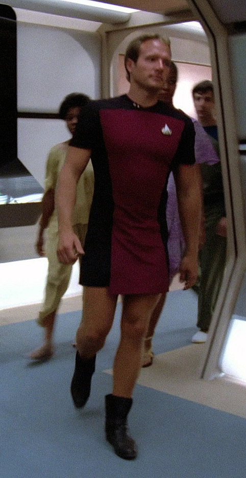 knee length dresses for ladies Star Trek™ TNG Wesley A-Line Dress main image 1