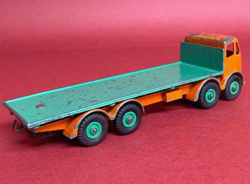 1954-57 Dinky Foden Type Two Cab Flatbed Orange/Green No902 Good - Picture 2 of 7