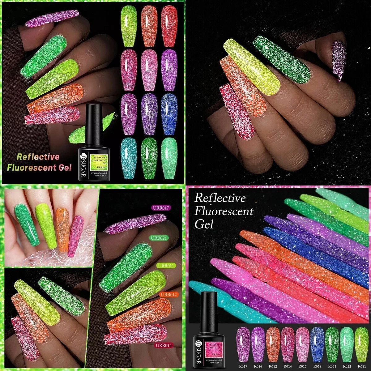glow in the dark glitter nail polish