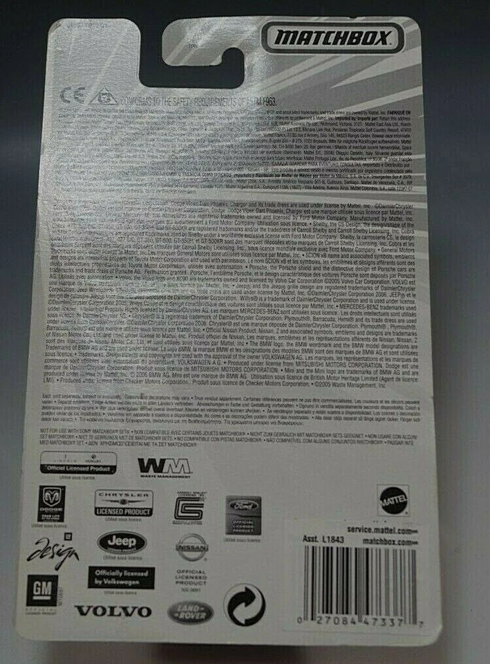 2006 火柴盒 #18 Land Rover Defender 90 黑色超快 L.E. 全新带盒状况 — 第 3/3 张图片