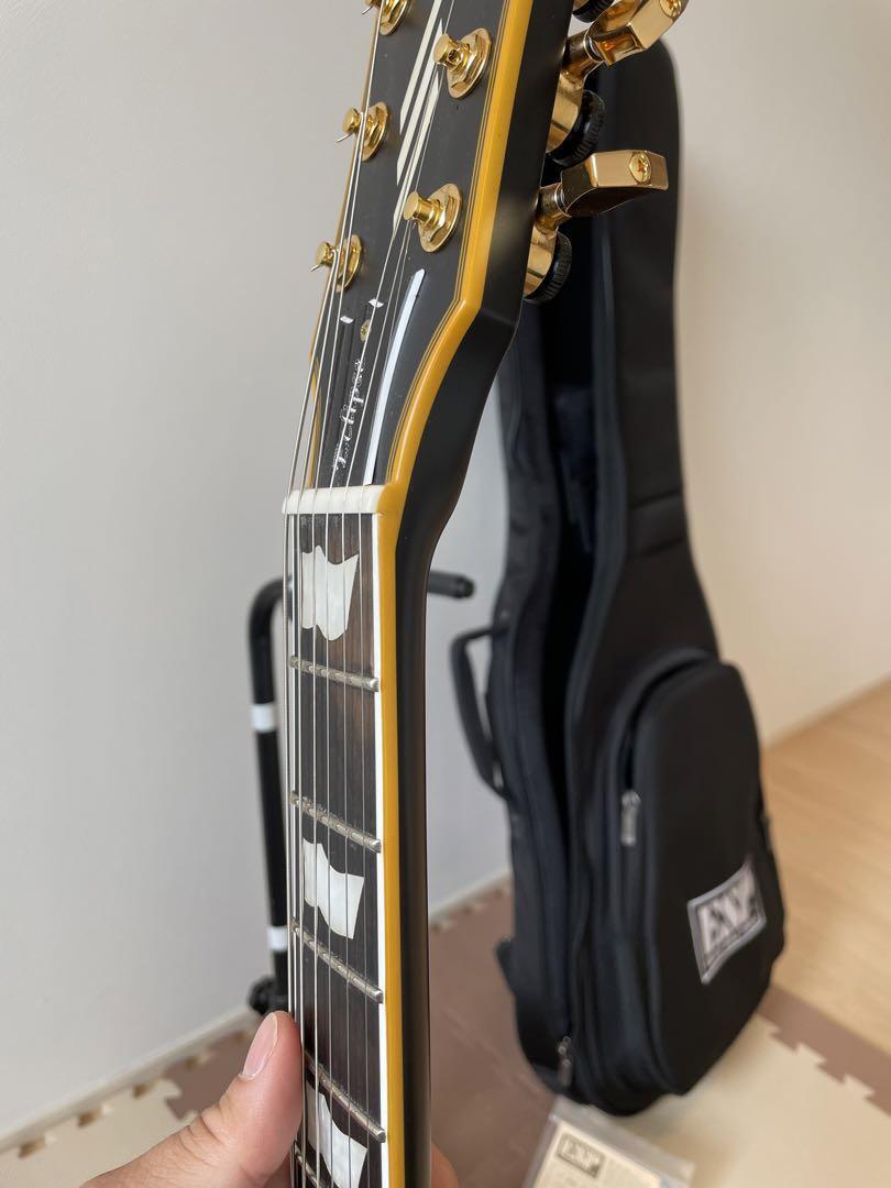 ESP E-Ⅱ　EC DB (VBK) 自宅使用のみ　美品 ESP E-Ⅱ EC-DB VBK Electric Guitar W/Gig Bag Used Product
