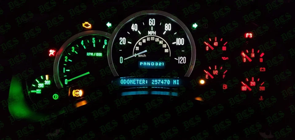 Kit de actualización LED de bricolaje México GM cuadro de instrumentos medidores Speedo tablero camiones SUV Foto 2 de 4