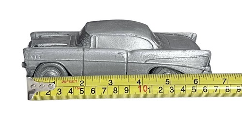 1957 Chevy Bel Aire Car Die Cast Bank by Banthrico C 1974 - Picture 7 of 9