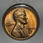 1955-S 1C RD Lincoln Cent F533