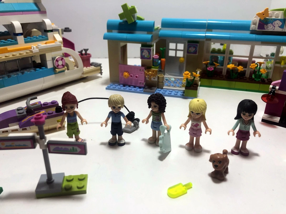 LEGO Friends LOT Dolphin Cruiser 41015 Heartlake Vet 3188