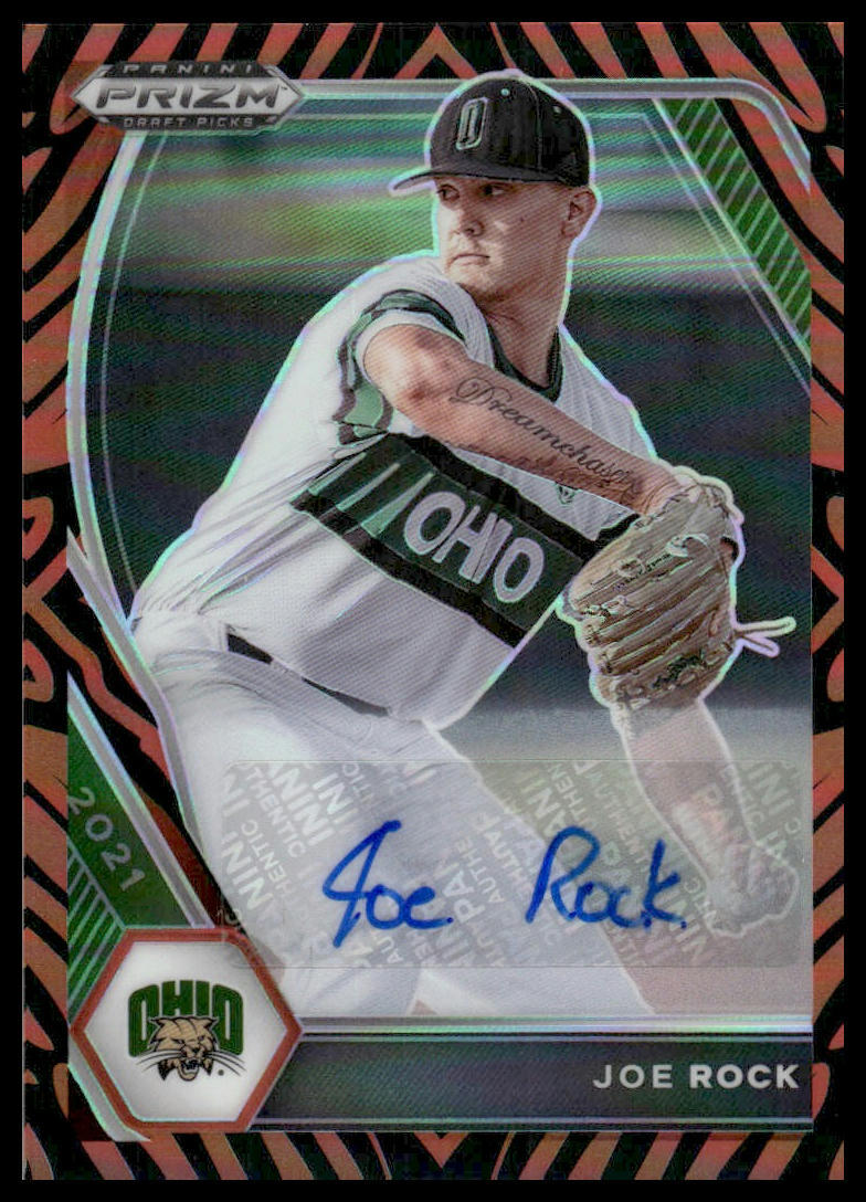 2021 Panini Prizm Draft Picks #PDP68 Joe Rock Auto Tiger Stripes