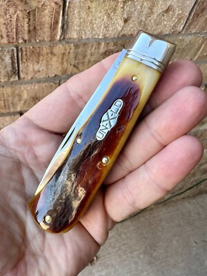 NEW 2020 GEC GREAT EASTERN CUTLERY 23 ANTIQUE AUTUMN BONE LINER LOCK KNIFE 23L