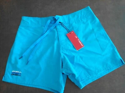 NEUF boardshort O'NEILL bleu turquoise 30 US short bain bermuda maillot surf - Photo 1/4