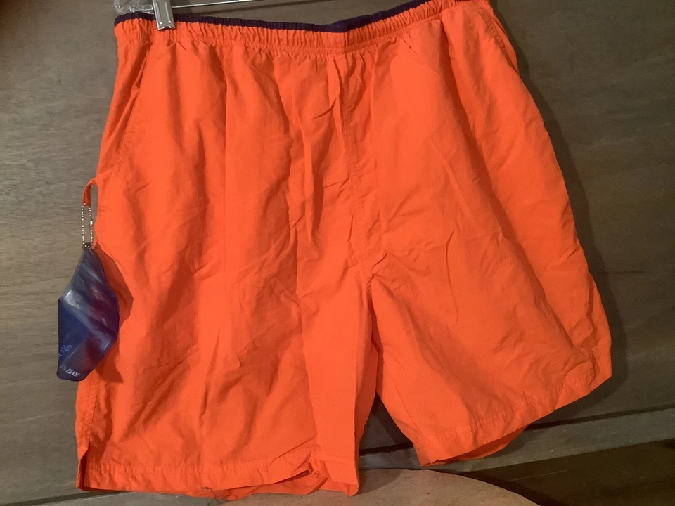 Bañador St Johns Bay para Hombres Cordón Forrado Naranja TALLA GRANDE NYLON ELÁSTICO CON Foto 3 de 4