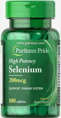 Selenio 200 Mcg Para La Salud De La Tiroides, La Prostata Y El Corazon NEW YS...