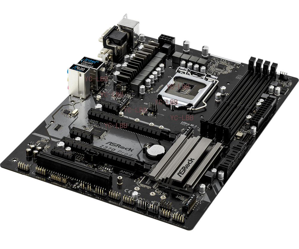 ASRock Z370 Pro4 LGA 1151 Z370 HDMI USB 3.1 2 Ultra M.2 DDR4 ATX