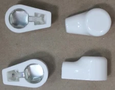 (4pcs) Plate Cap anode connector 9/16 inch 572B 811A 813 866A 872A Ceramic