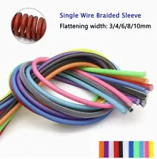 3/4/6/8/10mm Expandable Braided Loom Tubing Wire Cable Sleeve Sheath Multicolor