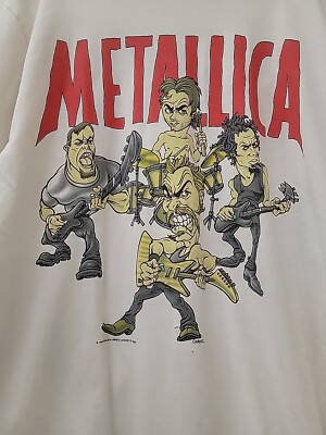 Vintage 1996 Metallica Mens L Graphic T-Shirt Metal Load Tour