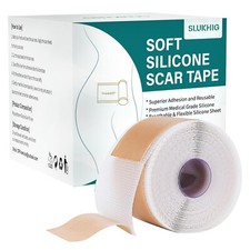 Silicone Scar Sheets 1.6"x 158" Roll-4M , Silicone Scar Tape for Scar Remova...