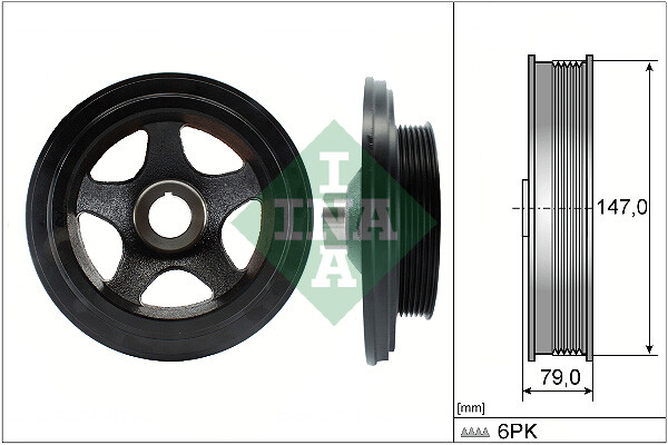 544 0142 10 Ina Riemenscheibe, Kurbelwelle FüR MERCEDES-BENZ,MERCEDES-BENZ (Fjda-image